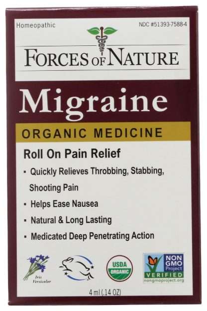 FORCES OF NATURE: Migraine Rollerball, 4 ml