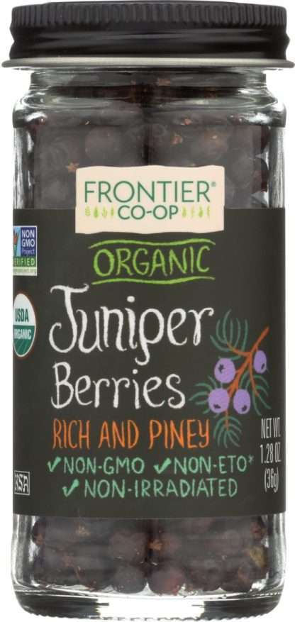FRONTIER HERB: Juniper Berry Org, 1.3 oz