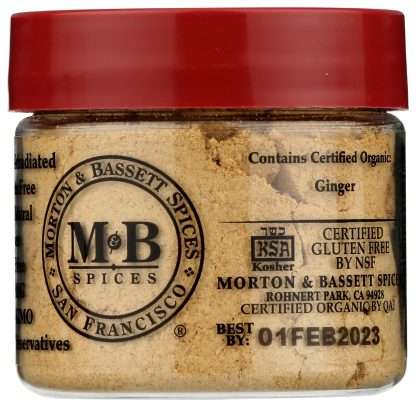 MORTON & BASSETT: Spice Ginger Ground Mini, 0.9 oz