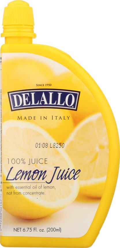 DELALLO: Juice Lemon, 6.75 oz