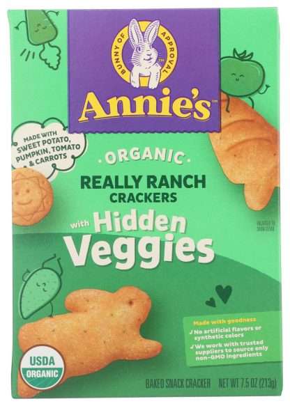 ANNIES HOMEGROWN: Cracker Veggie Ranch Org, 7.5 oz