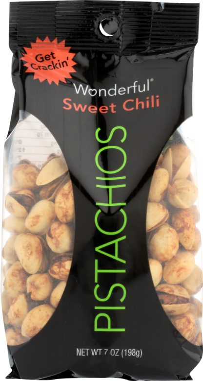 WONDERFUL PISTACHIOS: Sweet Chili Pistachios, 7 oz