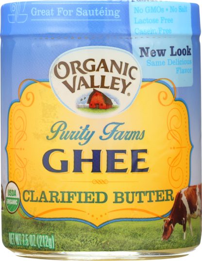 ORGANIC VALLEY: Purity Farms Ghee Clarified Butter, 7.5 oz