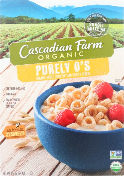 CASCADIAN FARM: Purely O's Cereal, 8.6 oz