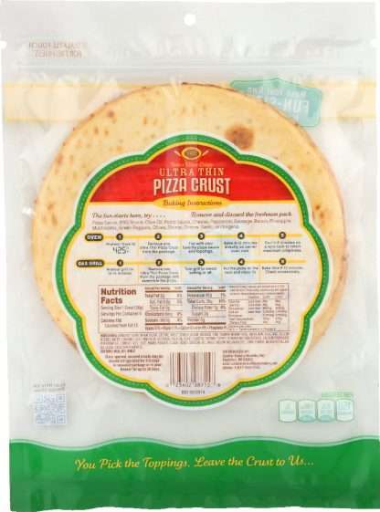 GOLDEN HOME: Ultra Crispy and Ultra Thin Pizza Crust 7-Inch, 8.75 oz