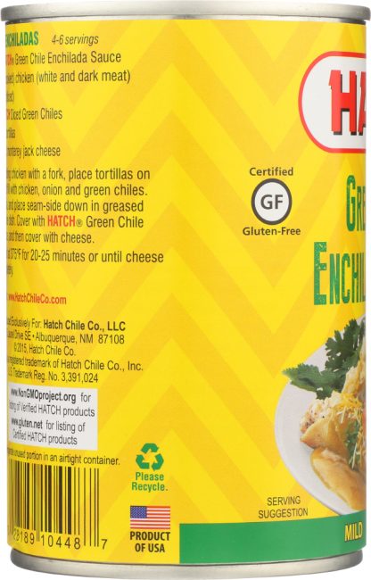 HATCH: Green Chile Enchilada Sauce Mild, 15 oz