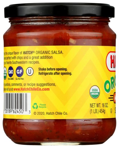 HATCH: Organic Medium Salsa, 16 oz