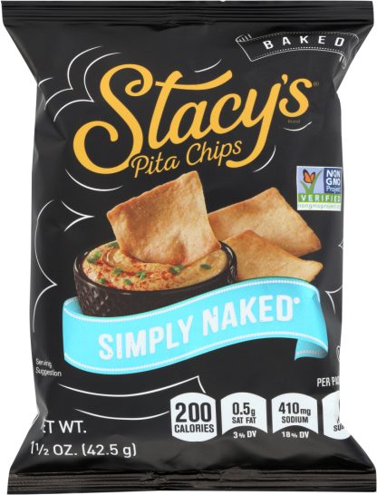 STACYS PITA CHIP: Stacy's Simply Naked Pita Chips, 1.5 oz