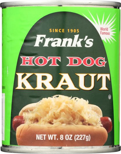 FRANKS: Hot Dog Sauerkraut, 8 oz