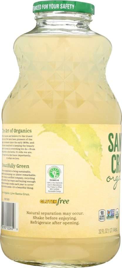 SANTA CRUZ: Organic Lemonade Juice, 32 Oz