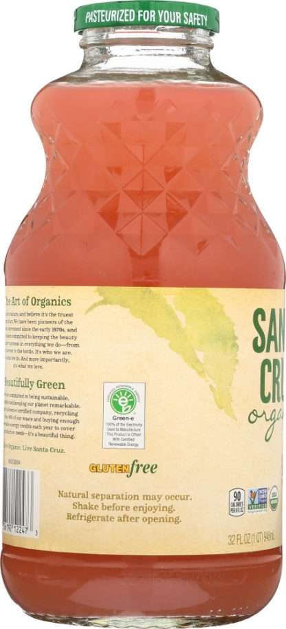 SANTA CRUZ: Organic Raspberry Lemonade Juice, 32 Oz