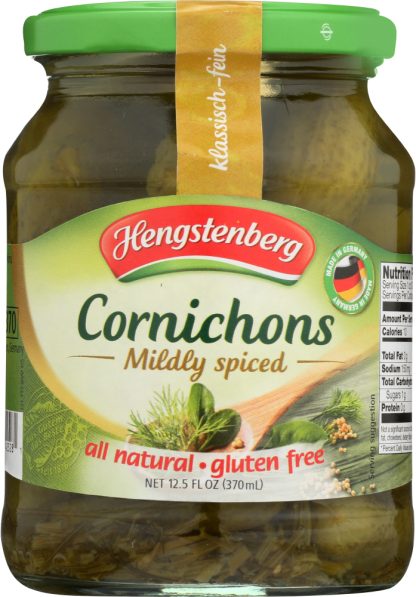 HENGSTENBERG: Cornichons, 12.5 oz