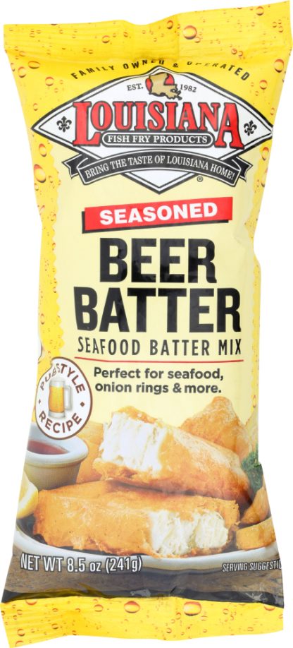 LOUISIANA: Fishy Fry Seasoned Beer Batter Mix, 8.5 oz