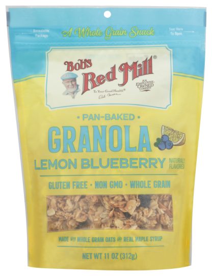 BOBS RED MILL: Lemon Blueberry Homestyle Granola, 11 OZ