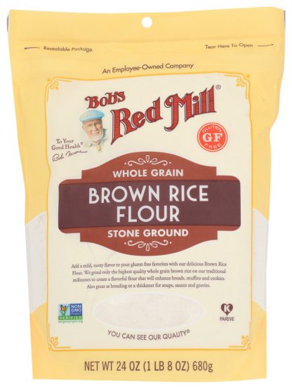 BOBS RED MILL: Flour Brown Rice, 24 oz