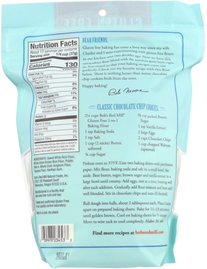 BOBS RED MILL: Gluten Free 1 to 1 Baking Flour, 22 oz