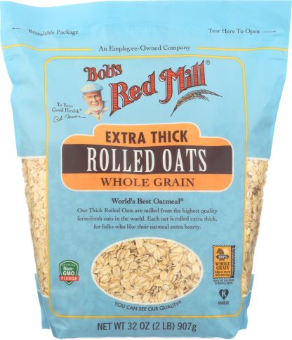 BOBS RED MILL: Extra Thick Rolled Oats, 32 oz