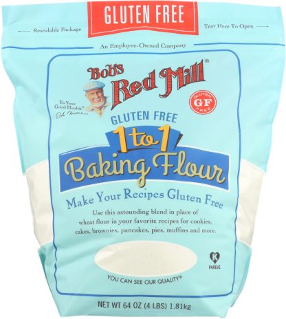 BOBS RED MILL: Baking Flour Gluten Free 1-to-1, 64 oz
