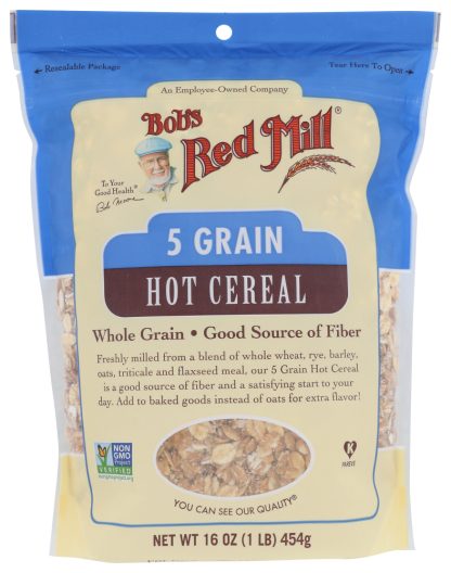 BOBS RED MILL: Cereal 5 Grain Rolled Hot, 16 oz