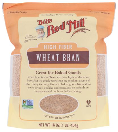 BOBS RED MILL: Wheat Bran, 16 OZ