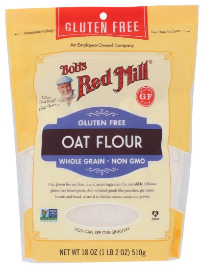 BOBS RED MILL: Flour Oat, 18 oz
