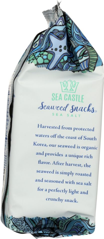 SEA CASTLE: Seaweed Roasted Sea Salt, 0.35 oz