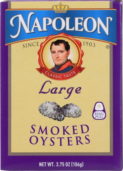 NAPOLEON: Oyster Smoked Large, 3.66 oz