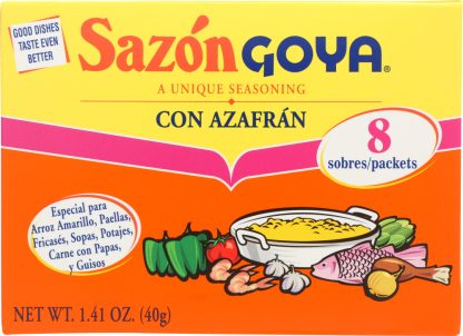 GOYA: Sazon Azafran Seasoning, 1.41 oz