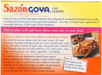 GOYA: Sazon Azafran Seasoning, 1.41 oz