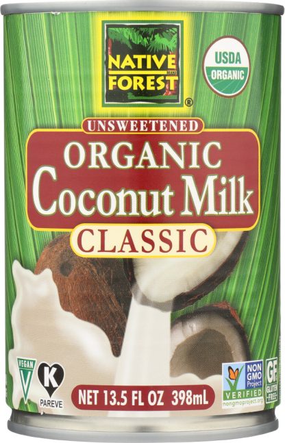 NATIVE FOREST: Organic Classic Coconut Milk Unsweetened, 13.5 oz