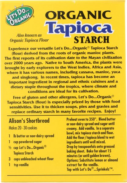LETS DO ORGANICS: Mix Tapioca Starch Organic, 6 oz