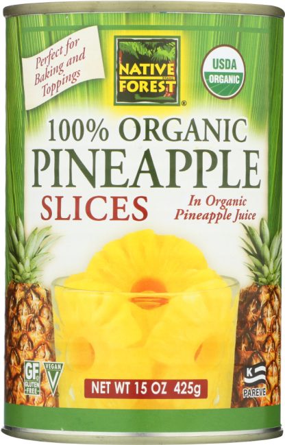 NATIVE FOREST: Organic Pineapple Slices, 15 oz