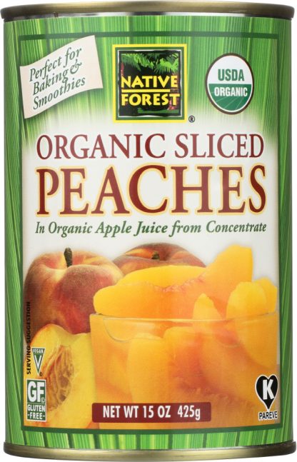 NATIVE FOREST: Organic Sliced Peaches, 15 oz