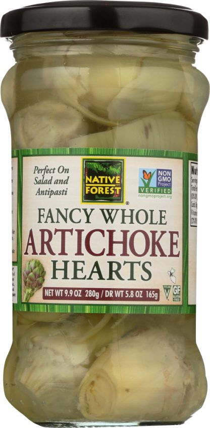 NATIVE FOREST: Artichoke Hearts Fancy Whole, 9.9 oz