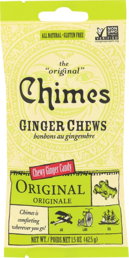 CHIMES: Ginger Chews Original Bag, 1.5 oz