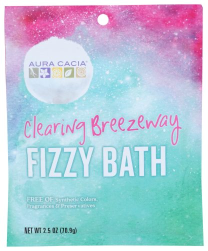 AURA CACIA: Clearing Breezeway Fizzy Bath, 2.5 oz