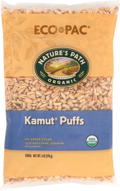 NATURES PATH: Kamut Puffs Cereal Organic, 6 oz