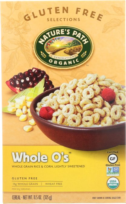 NATURES PATH: Organic Whole Os Cereal Gluten Free, 11.5 oz