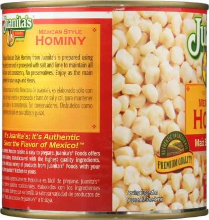 JUANITA'S FOODS: Mexican Style Hominy, 25 oz