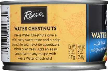 REESE: Sliced Water Chestnuts