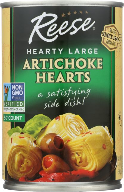 REESE: Artichoke Hearts Large Size, 14 oz