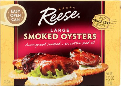 REESE: Colossal Smoked Oysters, 3.7 oz