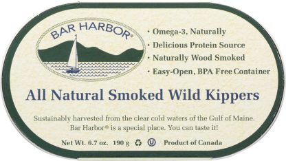 BAR HARBOR: All Natural Smoked Wild Kippers 6.7 oz