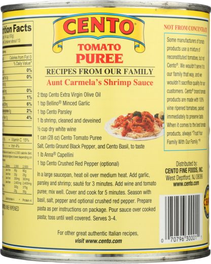 CENTO: Tomato Puree, 28 oz