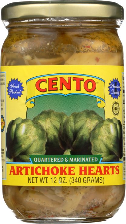 CENTO: Artichoke Hearts Quartered and Marinated, 12 oz