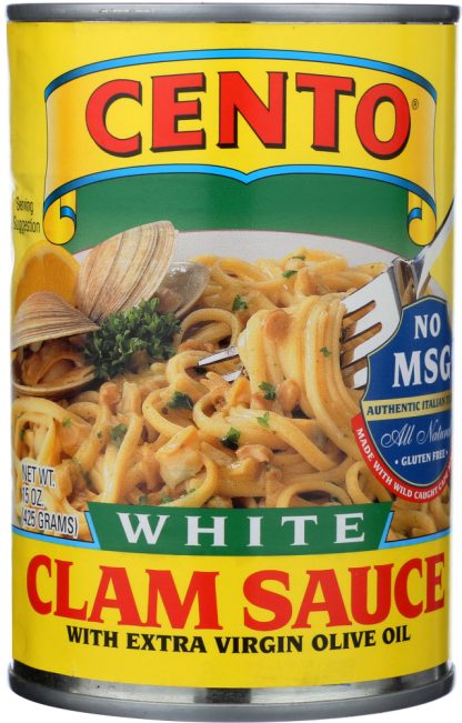CENTO: Sauce Clam White, 15 oz