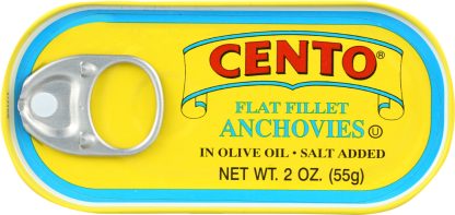 CENTO: Flat Anchovies in Olive Oil, 2 oz