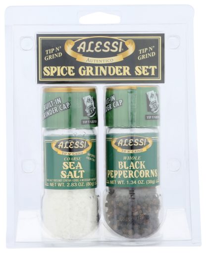 ALESSI: Salt and Pepper Grinder Set Small, 2 pc