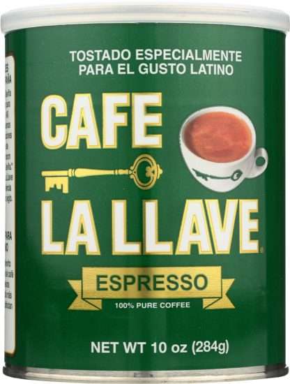 CAFE LA LLAVE: Pure Espresso Coffee, 10 oz