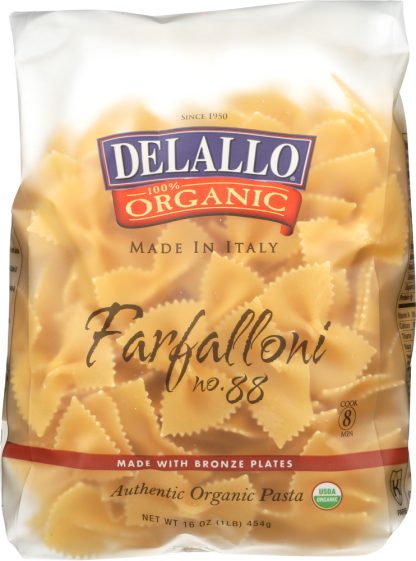 DELALLO: Pasta Semolina Farfalloni, 16 oz